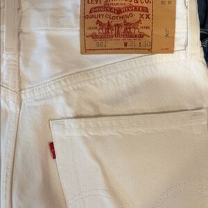 Levi's Men's Straight Jeans in Bright White